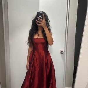 Elegant Maroon Gown